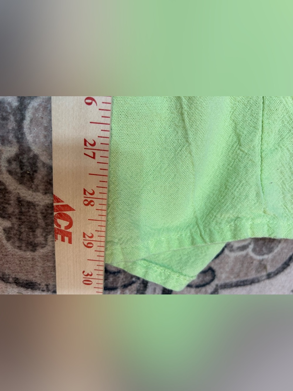 Vintage Beachy Resort Wear Outfit Size XL Green Tropical Lagenlook Oversized Fun - Picture 6 of 7